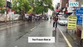 बढ़ती गर्मी से Sonipat की जनता को मिली राहत, बूंदाबांदी से Temperature में आई गिरावट