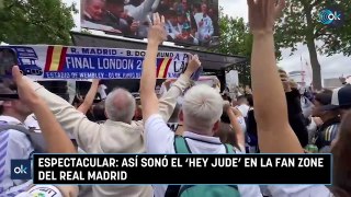 Espectacular: así sonó el ‘Hey Jude’ en la Fan Zone del Real Madrid