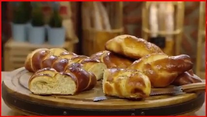 بريوش بالزبيب و حبة الحلاوة Brioche