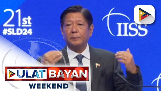PBBM, binigyang-diin sa kanyang keynote speech sa IISS Shangri-La Dialogue ang pagsunod ng Pilipinas sa international law, at kooperasyon para mapanatili ang seguridad at kapayapaan sa Indo-Pacific