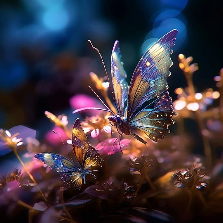 "Fluttering Elegance: Captivating Butterfly HD Wallpapers"