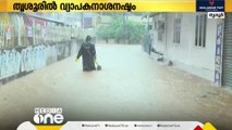 കനത്ത മഴയില്‍ തൃശൂരില്‍ വ്യാപകനാശനഷ്ടം