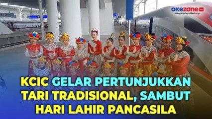 Скачать видео: Sambut Hari Lahir Pancasila, KCIC Tampilkan Tari Tradisional Asal Betawi-Sunda dalam Perjalanan Kereta Whoosh