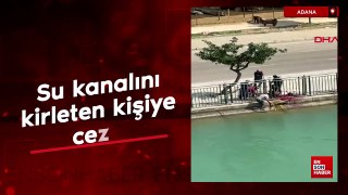 Adana'da kestiği koyunla su kanalını kirleten kişiye ceza