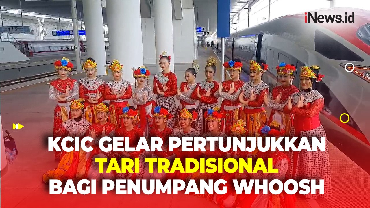 Meriahkan Hari Lahir Pancasila, KCIC Tampilkan Tari Tradisional Hibur Penumpang Whoosh