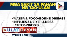 DOH, nagbabala sa mga sakit na maaaring makuha ngayong tag-ulan