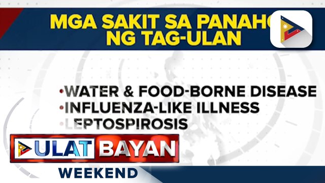 DOH, nagbabala sa mga sakit na maaaring makuha ngayong tag-ulan
