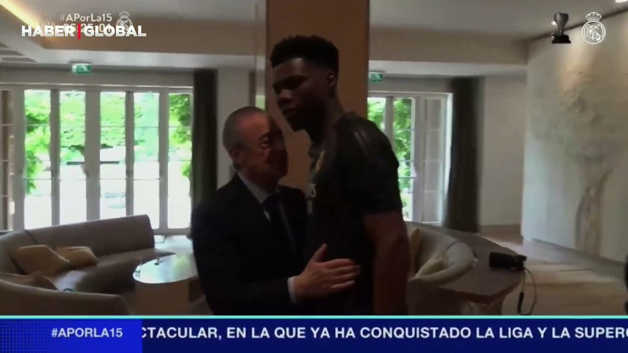 Real Madrid Başkanı Peres'in Arda Güler sevgisi: Yine sarıldı