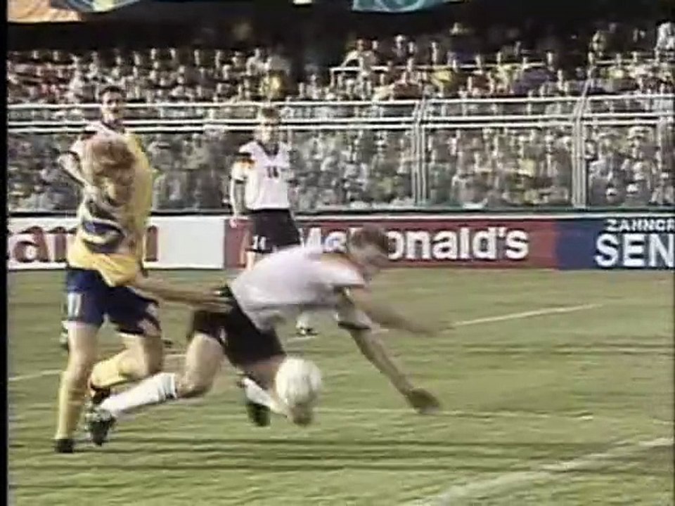 1992 UEFA European Football Championship Sweden v Germany 21st JUN 1992 ARD