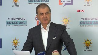 AK Parti Sözcüsü Ömer Çelik, Kızılcahamam'da açıklamalarda bulundu