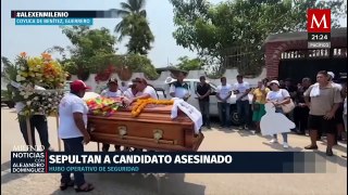 Despiden a candidato asesinado en Coyuca: 