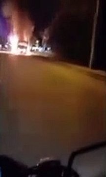 Ônibus de vereador que se recusou a ler projeto de lei LGBTQIA+ é incendiado; assista