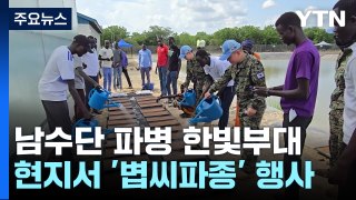 남수단에서 한국식 모내기...첫 보급 나선 한빛부대 / YTN