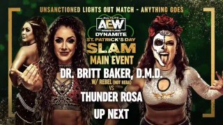 AEW Dynamite 03.17.2021 - Dr. Britt Baker, D.M.D. vs Thunder Rosa (Unsanctioned Lights Out Match)