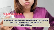 5 Obat Alami Pereda Sakit Tenggorokan yang mudah kita dapatkan dan juga alami