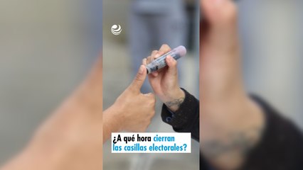 ¿A qué hora cierran las casillas electorales?