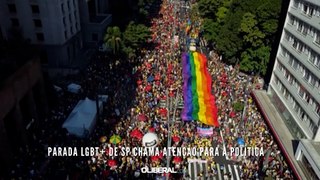 Parada LGBT+ de SP chama atenção para a política