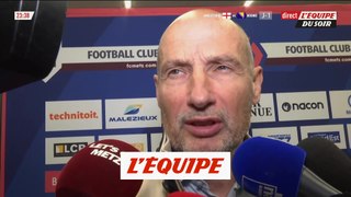 Dréossi : « C'est une déception » - Foot - Barrage L1/L2 - Metz