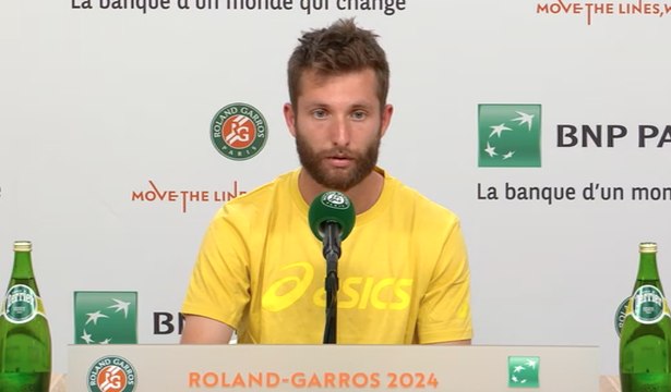 Tennis - Roland-Garros 2024 - Corentin Moutet : Je suis content d'avoir changé l'image que les gens me collaient