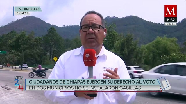 Pese a violencia, elecciones en Chiapas se realizan sin contratiempos