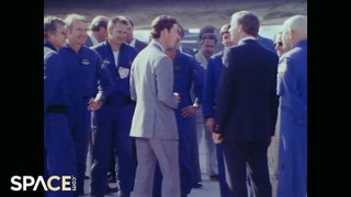When King Charles Met NASA's Space Shuttle Enterprise As The Prince Of Wales