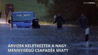 Árvizekkel küzd több német és olasz térség