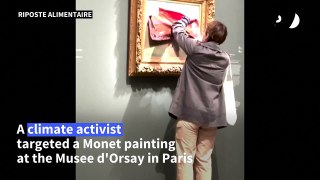 Activists defaces Monet painting at museum in Paris