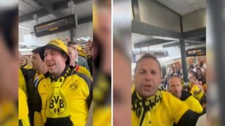 Real Madrid-Borussia Dortmund, parte già la festa: cori dei tifosi verso Wembley