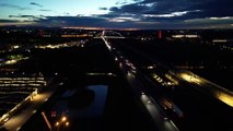 Il video della stazione Mediopadana di Reggio Emilia illuminata con il tricolore per la Festa della Repubblica