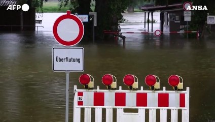 Germania, piogge continue e inondazioni in diverse citta' del Sud