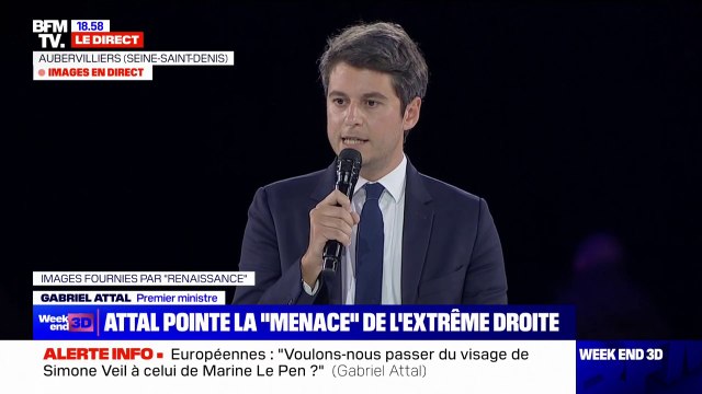 Gabriel Attal: Voulez-vous que la France passe du visage de Simone Veil à celui de Marine Le Pen?