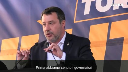 La gaffe di Salvini sull'autonomia: "Grazie a Gianfranco... Fini"