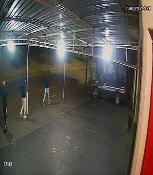 Vídeo de câmera de segurança mostra momento em que D20 é furtada em Umuarama