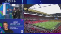 Llegada del Borussia Dortmund a Wembley