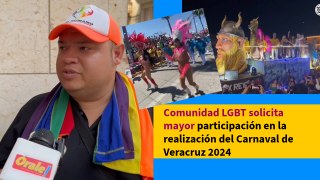 Comunidad LGBT solicita mayor participación en la realización del Carnaval de Veracruz 2024