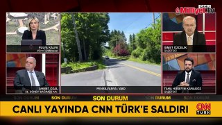 Pensilvanya'da FETÖ karargahını görüntülüyordu! Canlı yayında CNN TÜRK'e saldırı