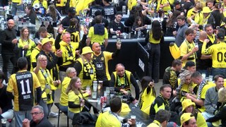 Dortmund Fans prep for the UCL Finals at Box Park