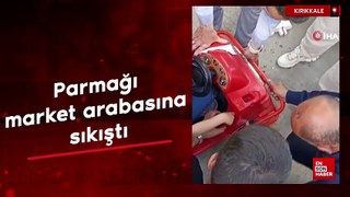 Kırıkkale'de parmağı sıkışan çocuğun yardımına itfaiye yetişti