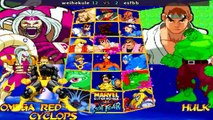 Marvel Super Heroes Vs. Street Fighter - weihekule vs esfbb