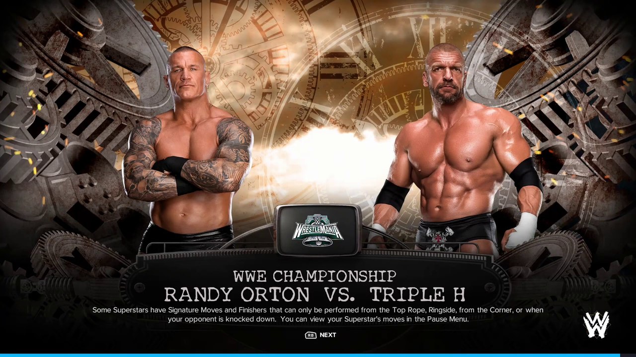 WWE 2K24 - Randy Orton vs. Triple H - WrestleMania XL WWE Title Main Event Match#GamerGlitchHQ01