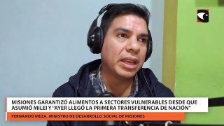 Misiones garantizó alimentos a sectores vulnerables desde que asumió Milei y “Ayer llegó la primera transferencia de Nación”