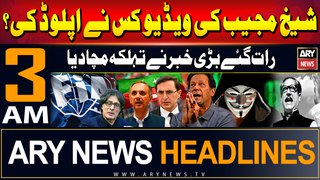 ARY News 3 AM Headlines 2nd June 2024 | Who uploaded Sheikh Mujib's video? | Big News