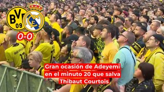 La reacción de los aficionados del Dortmund a la derrota contra el Real Madrid