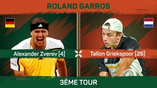 Roland-Garros - Zverev miraculé