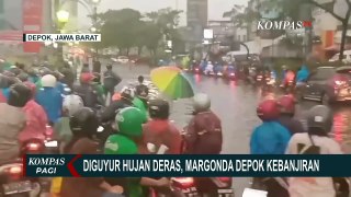 Diguyur Hujan dan Angin Kencang, Banjir dan Pohon Tumbang di Depok