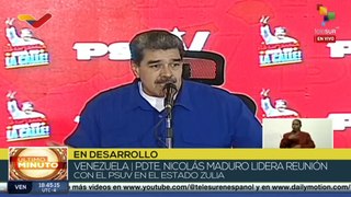Pdte. Maduro: Debemos ganarle a la derecha parasitaria