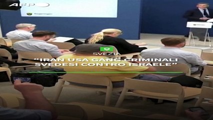 "Iran usa gang criminali contro Israele"