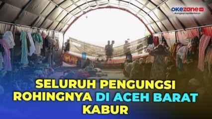 Seluruh Pengungsi Rohingnya di Aceh Barat Kabur dari Tempat Penampungan