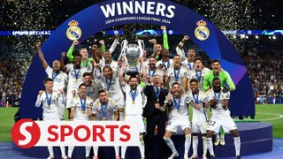 Ecstatic Real Madrid fans celebrate Champions League win at Bernabeu stadium