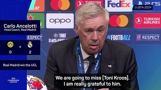 'We are going to miss him' - Ancelotti praises outgoing Kroos